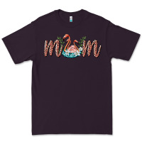 Plum mom flamingo Premium Tee - BarkalooDesign