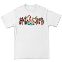White mom flamingo Premium Tee - BarkalooDesign