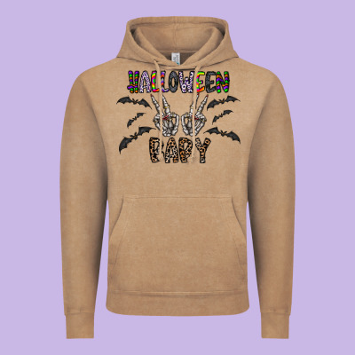 Halloween Baby Vintage Hoodie Designed By Cowhidedigitalart