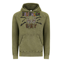 Vintage Olive halloween baby Vintage Hoodie - CowhideDigitalArt