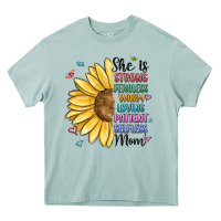 Arona she is strong fearless warm loving mom Heavy Core Tee - MaliasSmallBusiness