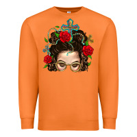 Carrot Messy Bun Mom Faith And Rose Premium Sweatshirt - BundleAndBundleShop