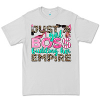 Dove Grey just a girl boss building her empire Premium Tee - texasbilliewilder