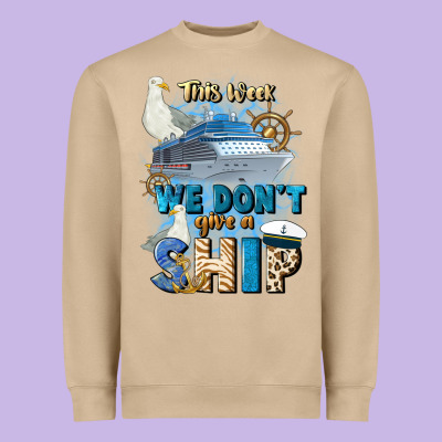 This Week We Don't Give A Ship Heavyweight Sweatshirt Designed By Jahusdesignshop