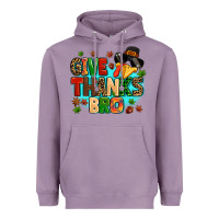 Lavender give thanks bro Heavyweight Hoodie - MaliasSmallBusiness