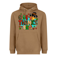 Toasted Coconut give thanks bro Heavyweight Hoodie - MaliasSmallBusiness
