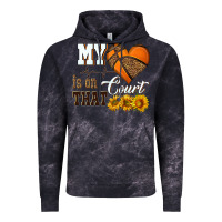 Cloud Black my heart is on that court Vintage Hoodie - HRA Design Shop