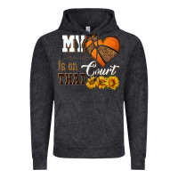 My Heart Is On That Court Vintage Hoodie | Teevron