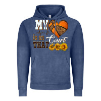 Vintage Denim my heart is on that court Vintage Hoodie - HRA Design Shop