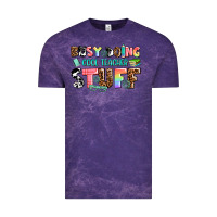 Cloud Purple busy doing cool teacher stuff Vintage Tee - AdoDesignShop