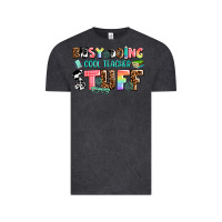Vintage Black busy doing cool teacher stuff Vintage Tee - AdoDesignShop