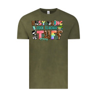 Vintage Olive busy doing cool teacher stuff Vintage Tee - AdoDesignShop