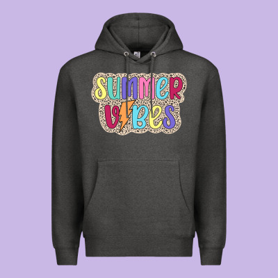 Summer Vibes Premium Hoodie Designed By Jahusdesignshop