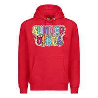 Red summer vibes Premium Hoodie - JahusDesignShop