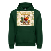 Forest Green i can't talk right now Urban Hoodie - TumblerDesignByShophia