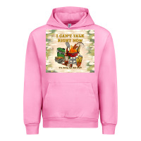 Fuchsia Pink i can't talk right now Urban Hoodie - TumblerDesignByShophia