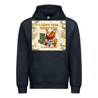 Navy i can't talk right now Urban Hoodie - TumblerDesignByShophia