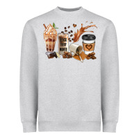 Heather Grey black every month melanin coffee cups Heavyweight Sweatshirt - JahusDesignShop