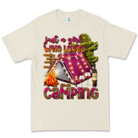 Bone just a girl who loves camping Premium Tee - texasbilliewilder