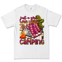 White just a girl who loves camping Premium Tee - texasbilliewilder