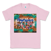 Bubblegum Pink american babe Classic Tee - Artiststas