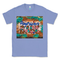 Colony Blue american babe Classic Tee - Artiststas