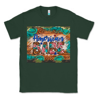 Sports Green american babe Classic Tee - Artiststas