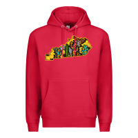 Cardinal Kentucky Map Western Sunflower Pattern Premium Hoodie - Bettercallsaul