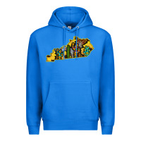 True Royal Kentucky Map Western Sunflower Pattern Premium Hoodie - Bettercallsaul