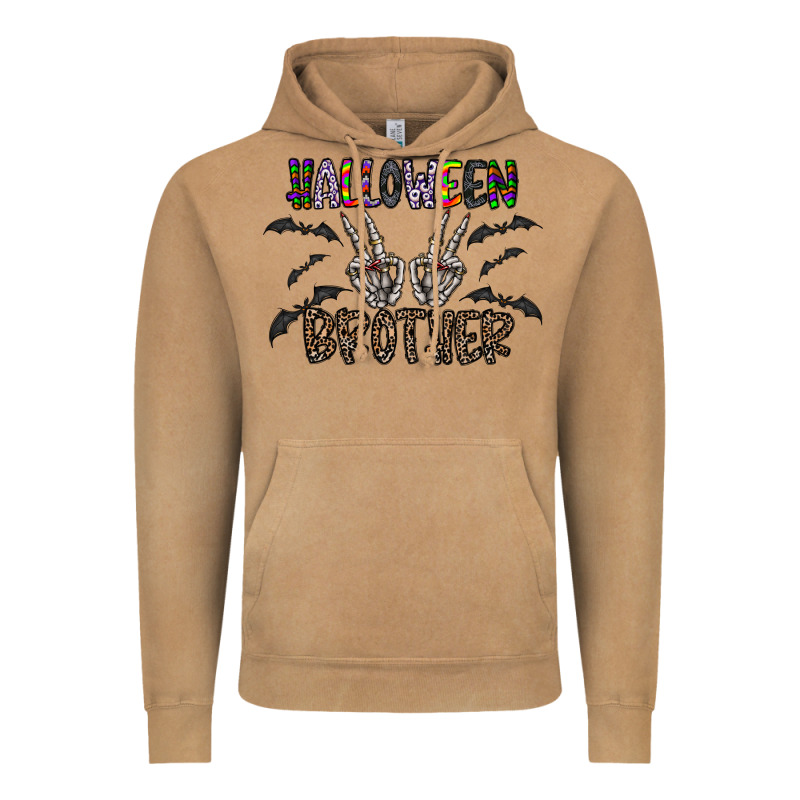 Halloween Brother Vintage Hoodie by CowhideDigitalArt | Teevron