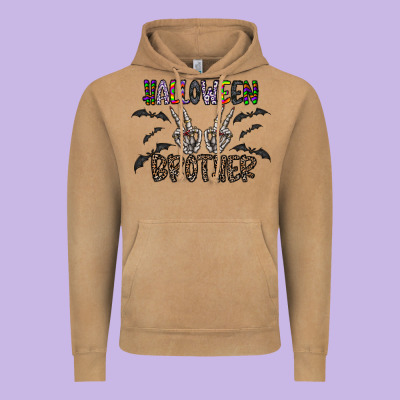 Halloween Brother Vintage Hoodie Designed By Cowhidedigitalart