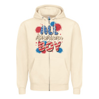 Sandshell all american boy Zipper Hoodie - MaliasSmallBusiness