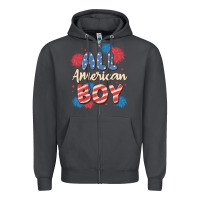 Smoke all american boy Zipper Hoodie - MaliasSmallBusiness