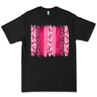 Black Breast Cancer Brushstrokes Premium Tee - RanaPortraitStore