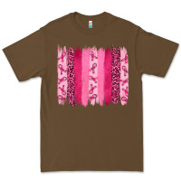 Cacao Breast Cancer Brushstrokes Premium Tee - RanaPortraitStore