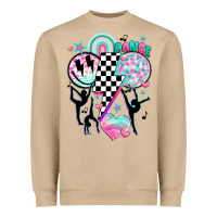 Mushroom retro dance Heavyweight Sweatshirt - JahusDesignShop