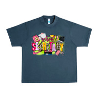 Midnight Navy school secretary Urban Heavy Tee - AdoDesignShop