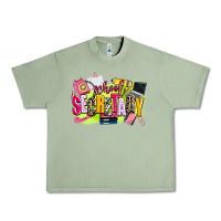 Oil Green school secretary Urban Heavy Tee - AdoDesignShop