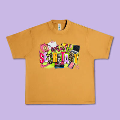 School Secretary Urban Heavy Tee Designed By Adodesignshop