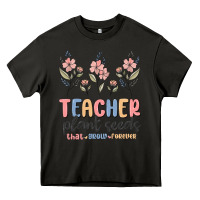 Asphalt teacher plant seeds that grow forever Heavy Core Tee - MaliasSmallBusiness