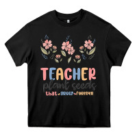 Black teacher plant seeds that grow forever Heavy Core Tee - MaliasSmallBusiness