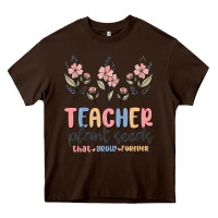 Chocolate Brown teacher plant seeds that grow forever Heavy Core Tee - MaliasSmallBusiness