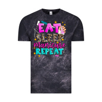 Cloud Black eat sleep manicure repeat Vintage Tee - AdoDesignShop