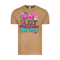 Vintage Camel eat sleep manicure repeat Vintage Tee - AdoDesignShop