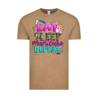 Vintage Coffee eat sleep manicure repeat Vintage Tee - AdoDesignShop