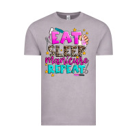 Vintage Zinc eat sleep manicure repeat Vintage Tee - AdoDesignShop