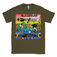 Army Green graduation seamless pattern Classic Tee - BundleAndBundleShop