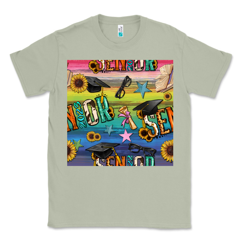 Graduation Seamless Pattern Classic Tee by BundleAndBundleShop | Teevron