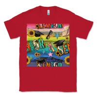 Red graduation seamless pattern Classic Tee - BundleAndBundleShop