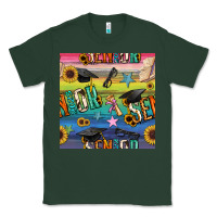 Sports Green graduation seamless pattern Classic Tee - BundleAndBundleShop